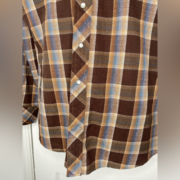 Kennington Vintage Western Pearl Snap Button Down Shirt - Picture 4 of 7